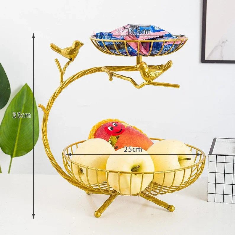 3 tier fruits tray snacks bowl kitchen storage Fruit Basket Bowl