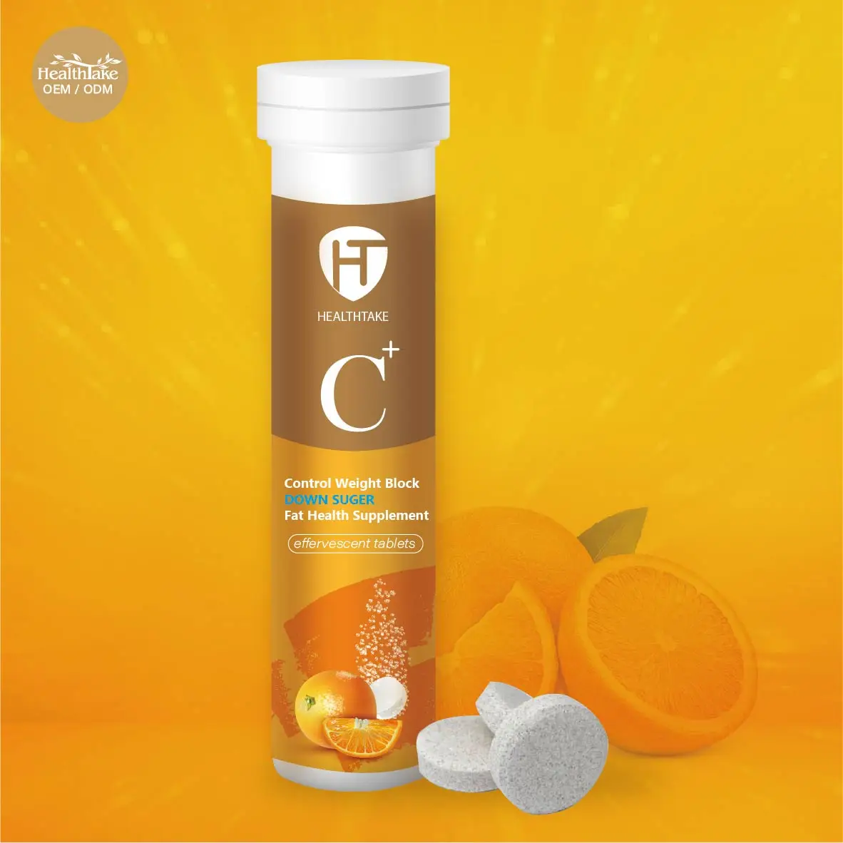 (Customized label)Sugar & Oil Block Effervescent Tablets weight loss