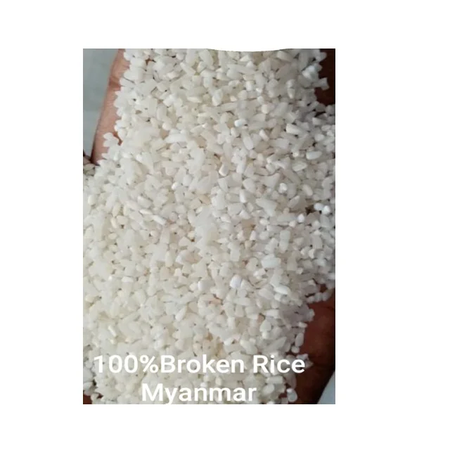 
Myanmar White Rice 100% Broken 