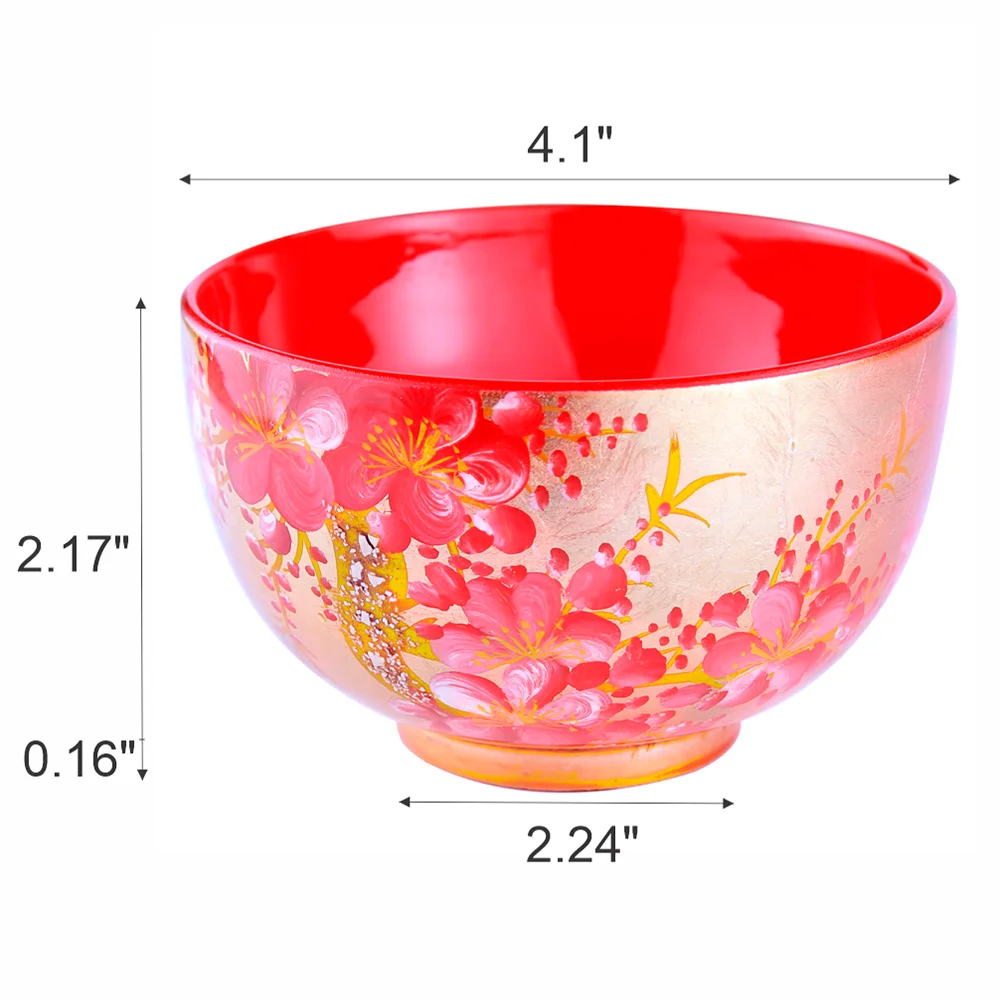 Hot Sale Various Colors Wood Bowl For Kitchen Bols Lacque Home Decoration Nut Bowls
