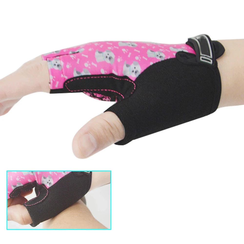 Kids Cycling Gloves Shockproof Child Pedal Bicycle Bike Gloves Skateboard Monkey Bars Gloves