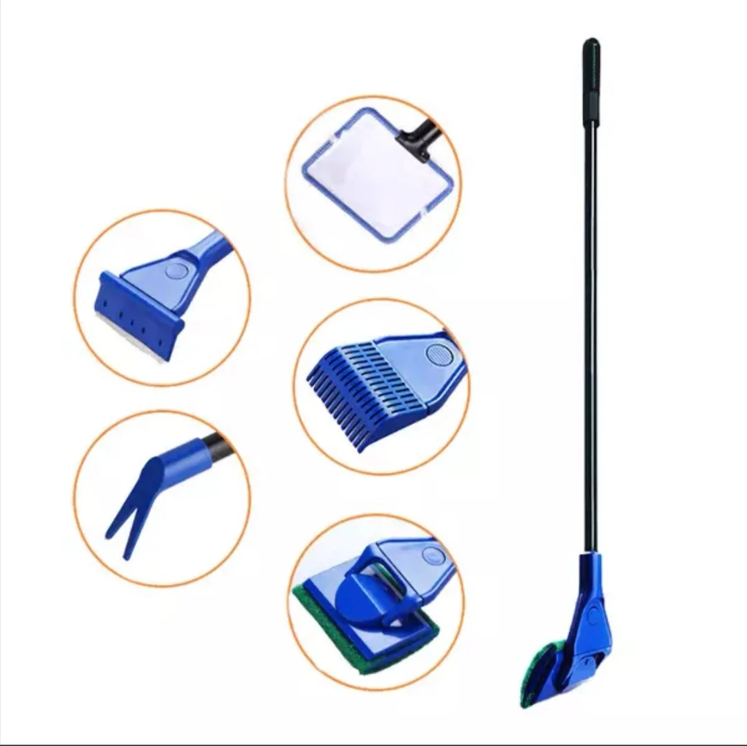 5 in 1 Multi Function Aquarium,Fish Tank Cleaning Tool