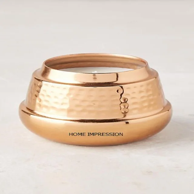 Butterfly Gingko Metal Glass Wax Candle Lid Jar Wholesale Designer Wax Candle Jar