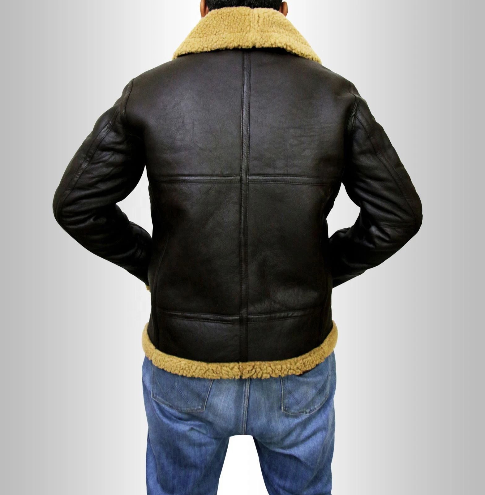 Мужская авиаторская куртка из натуральной кожи популярная теплая овчины зимняя меховая 2021