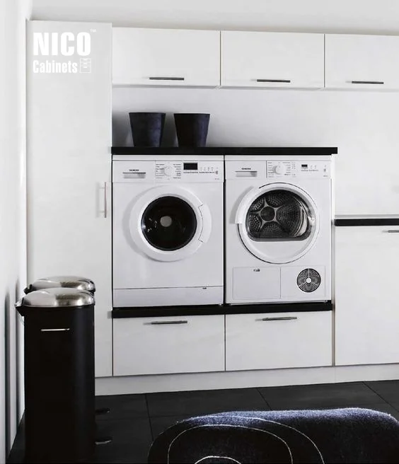NICOCABINET Custom Smart European High Standard Modern Wooden Laundry Cabinets