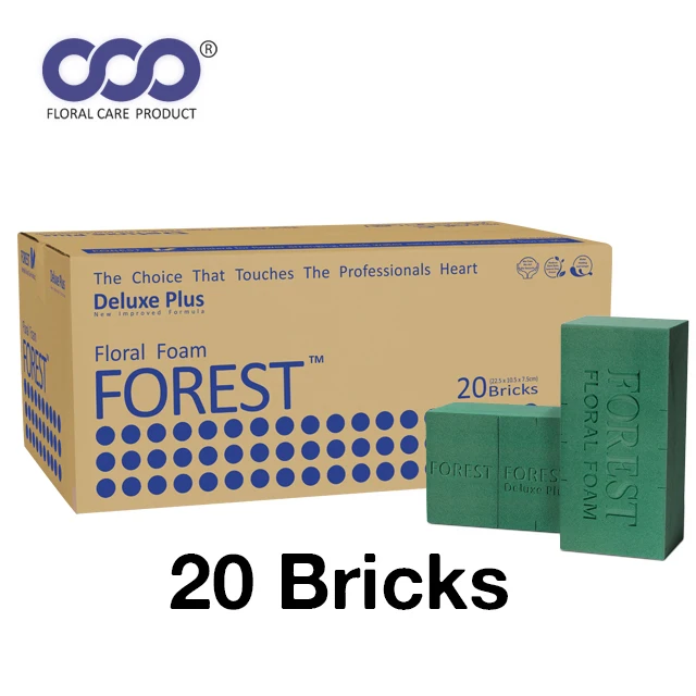 Premium Quality 100% Hardness Premium Deluxe Wet Floral Foam Custom Made for Extreme Hardness Flower Foam