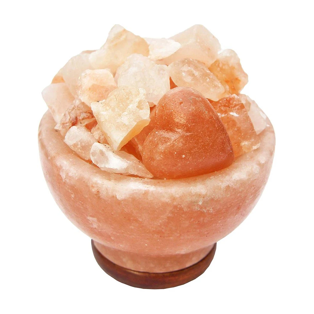 Highest Quality Best Seller Natural Fire Bowl And Crafted Heart Shape Himlayan Salt Lamps BY IMPEX PAKISTAN