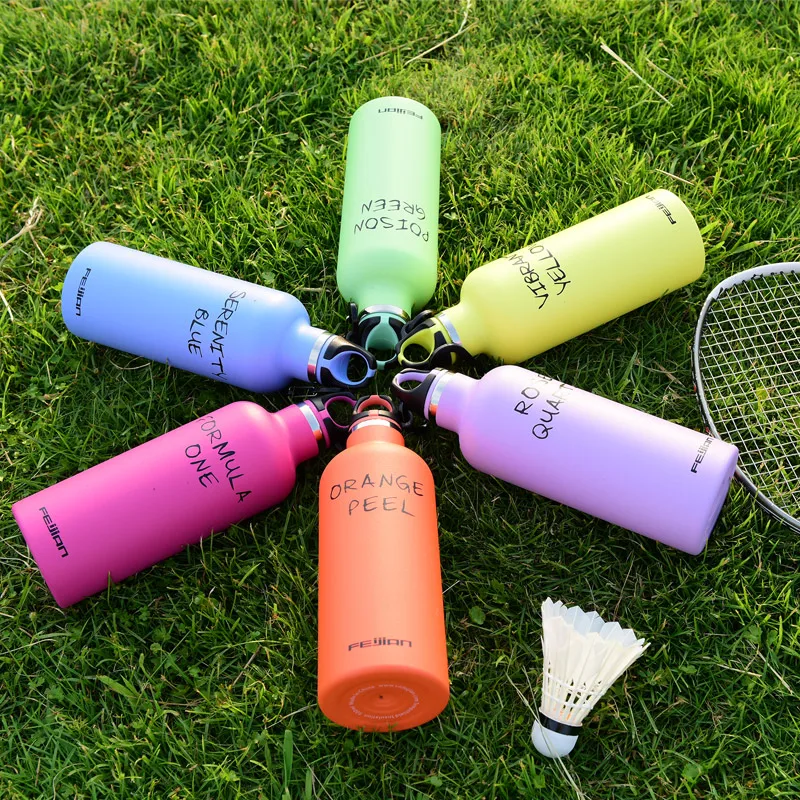 
Feijian 750ml/26oz vacuum flask insulated stainless steel sport Custom Portable for Running water bottle 