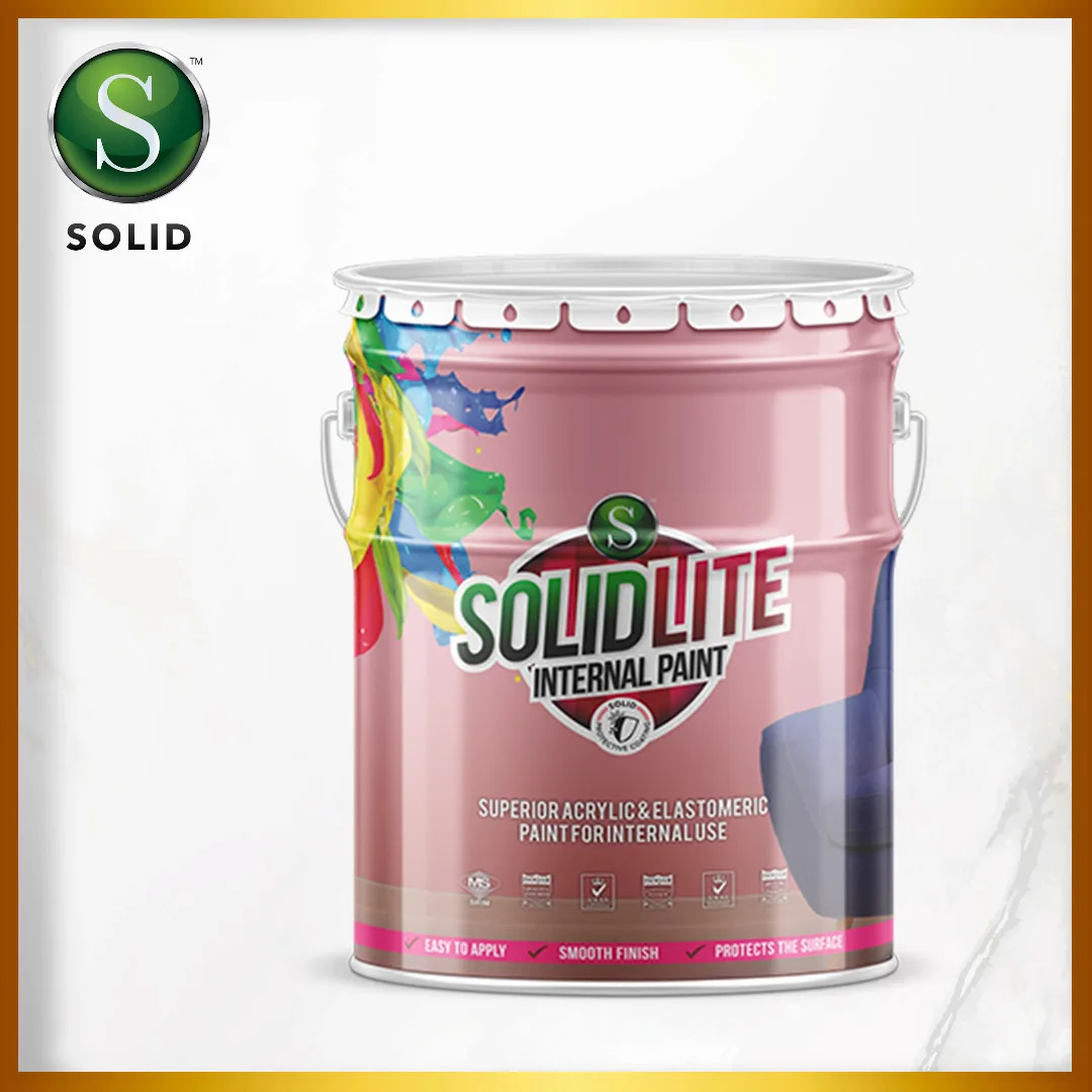 SOLIDLite Paint 5L Superior Acrylic and Elastomeric Paint for Internal Use