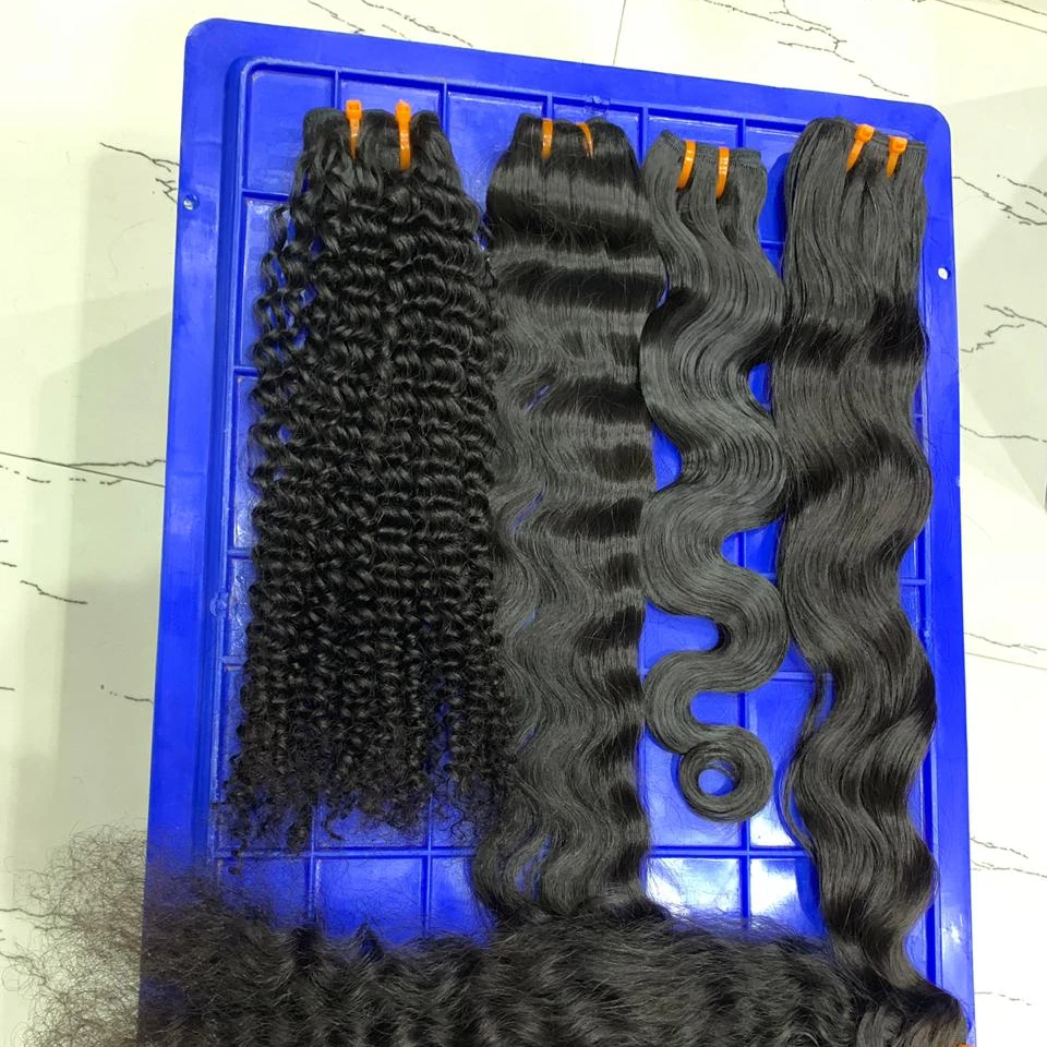 Wholesale Raw Cuticle Aligned Hair 100 indian Remy Human Hair Mink Brazilian Hair Straight 3 Bundles With Lace Frontal Closure