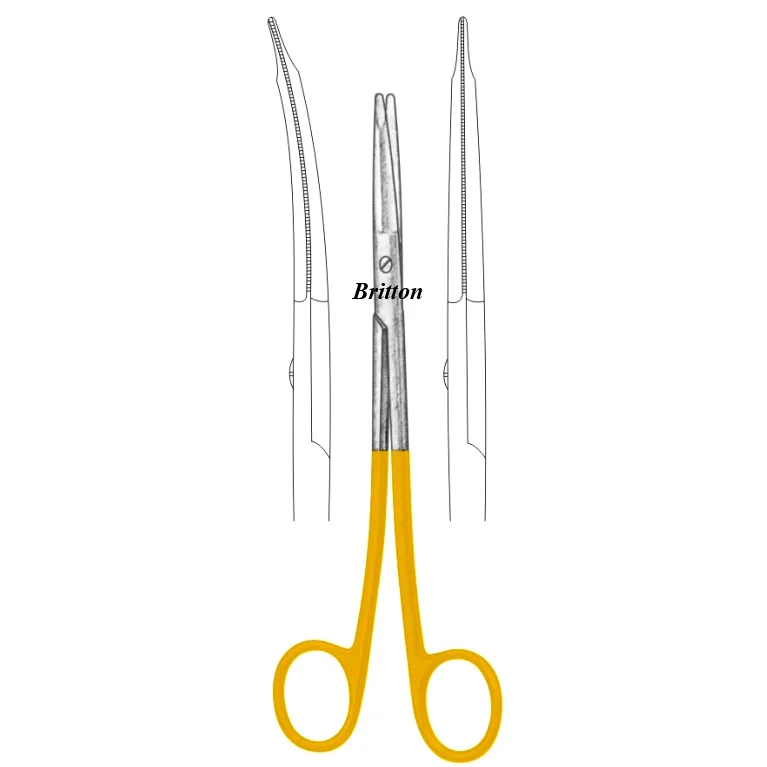 MEDICAL FREEMAN KAYE FACE LIFT SUPERCUT SCISSOR 18 CM STRAIGHT BLACK GOLD COATED