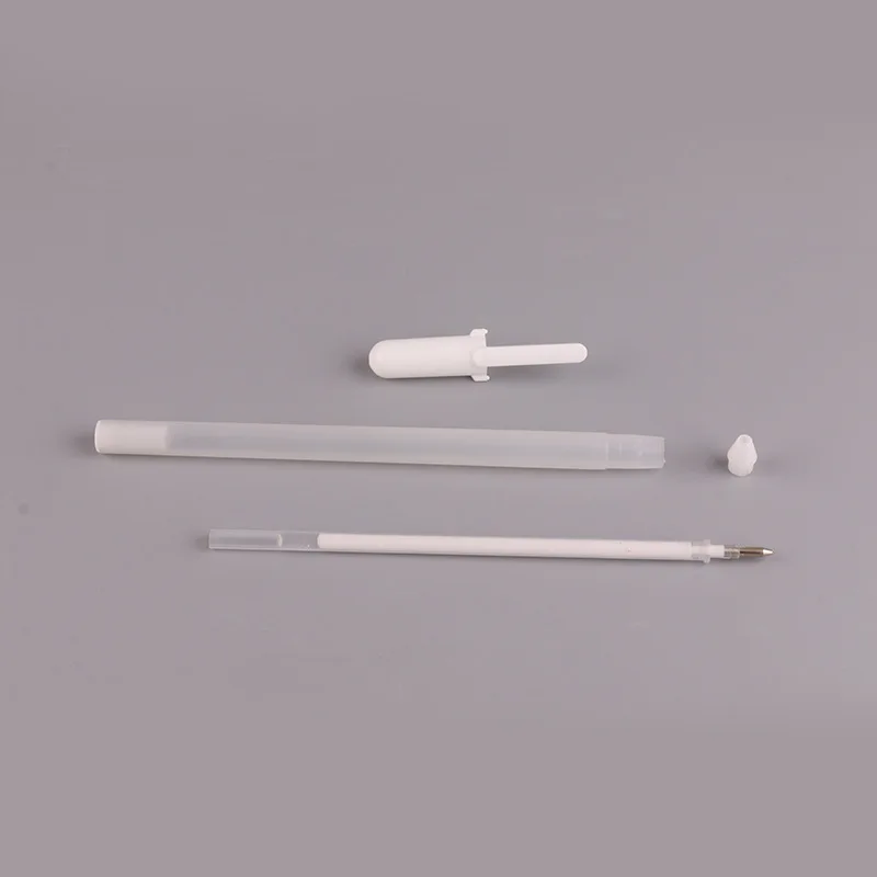 Free Logo Gel Pen Tattoo Brow Marker White Gel Pen Microblading Supplies