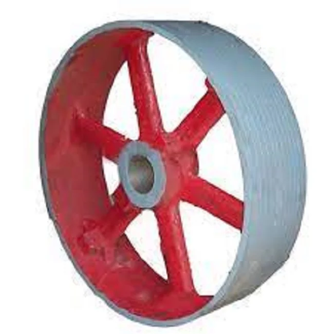 Flat Belt Pulley Best Quality  robust design for manufacturing plant Flat Pulley in different sizes