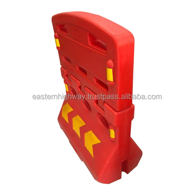 (Plastic Jersey Barrier) Water/Sand Filled Reflective Road Safety Portable Barrier