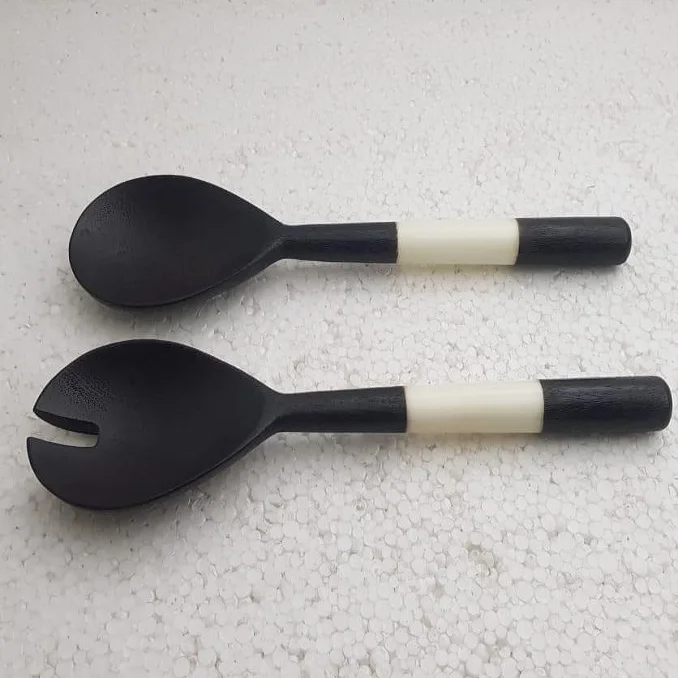 Decorative salad servers Fruit & Vegetable Tools kitchen accessories Herb & Spice Tools kitchenware tools wooden serving tools