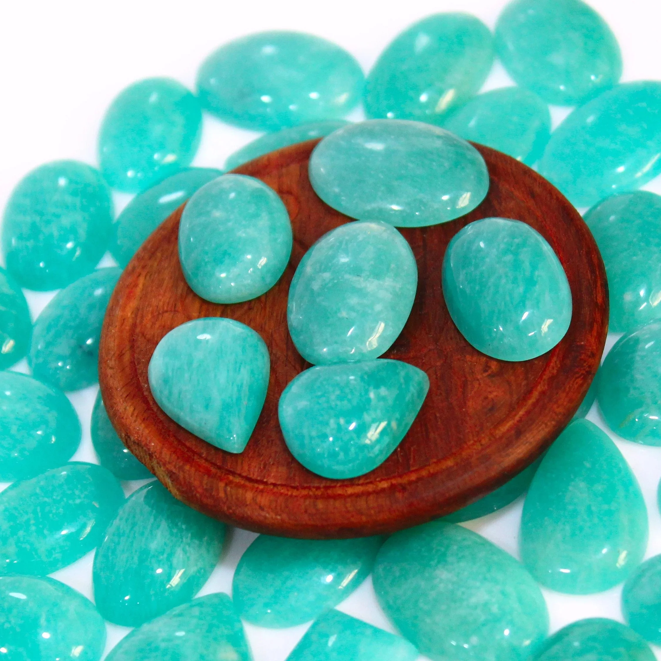 Peru Amazonite Cabochon Gemstone Stone