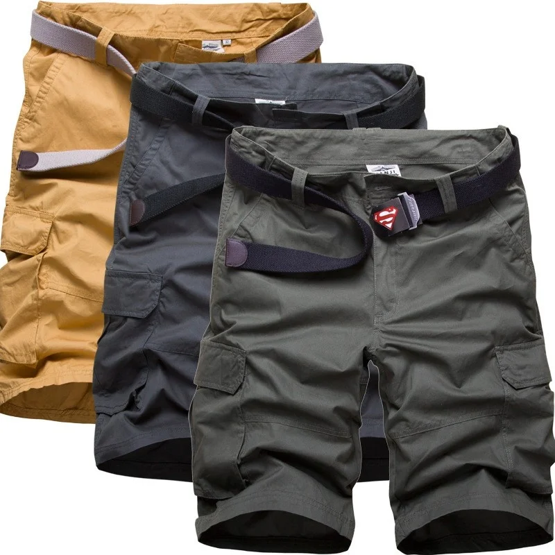 New Arrival Wholesale Hot New Products Men 6 Pocket 3/4 Cargo Shorts