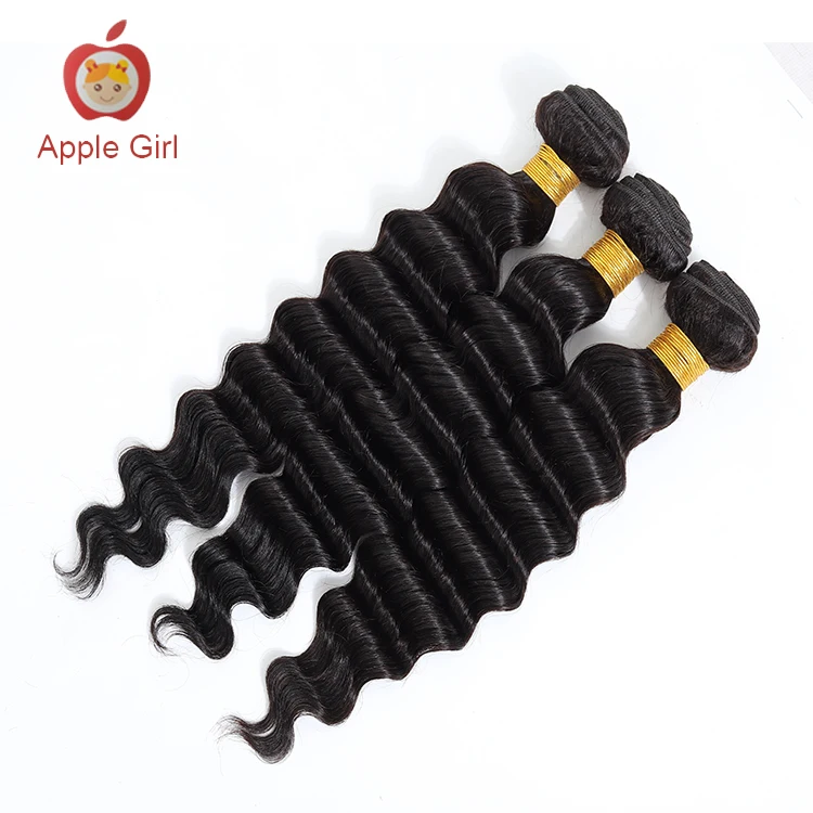 Xuchang Factory Human Hair Weave Bundles 100% Human Hair Extension Loose Deep Raw Virgin Cuticle Aligned Peruvian Hair