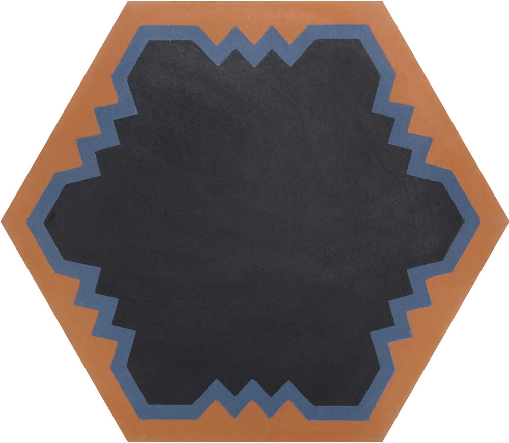 
Vietnam Encaustic Hexagonal cement tiles 230x200x16mm 