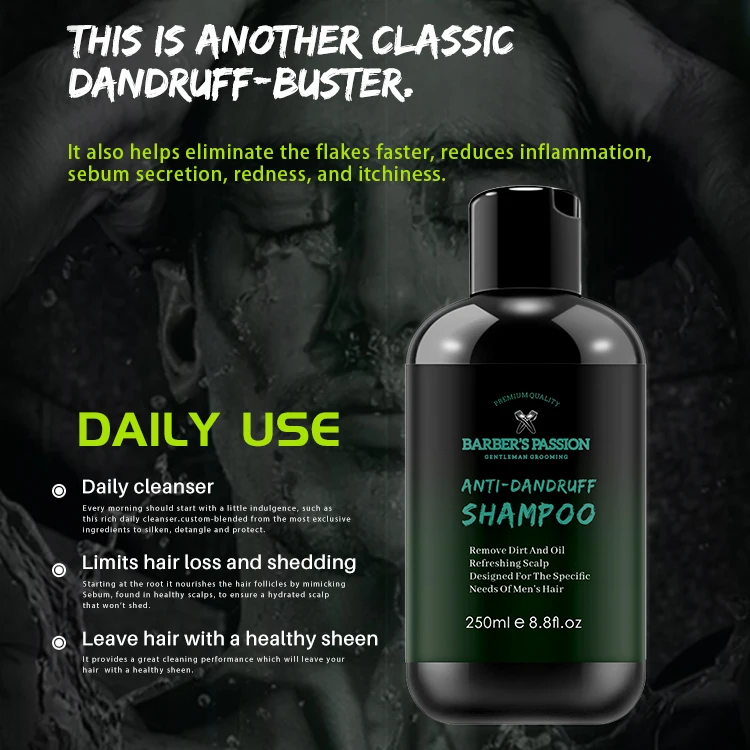 Private Label Custom Best Men Conditioner Anti-Dandruff Natural Hair Loss Organic Argan Oil Shampoo For Hair Care Shampoo Set