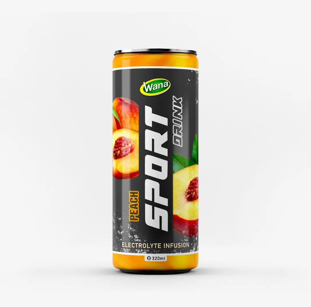 Private Label High Quality No Sugar Added High Content of Vitamin Immunity Booster drink in Peach Flavor 320ml