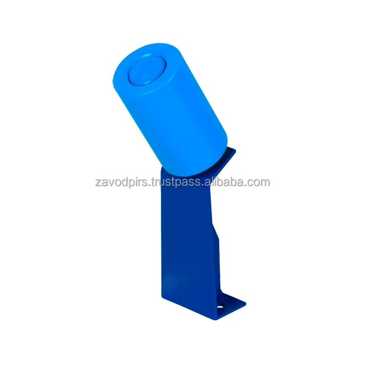 Upper and lower deflector rollers support for direction of movement of conveyor belt, conveyor roller