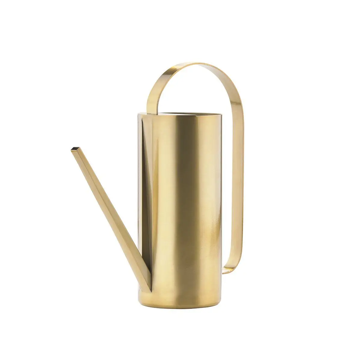 Luxury Watering Can Overhead Handle Tall Jug Shape Brass Plating in Iron Home Decor Gift Watering Gardener Use Factory Price