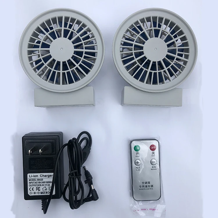 2022 New model  cooling fan  7.4V  cooling fan  for clothing  with charger  inner battery