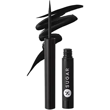 Двойная матовая подводка для глаз (01 Black Swan (черный), густая пигментированная жидкость, защита от пота, влаги