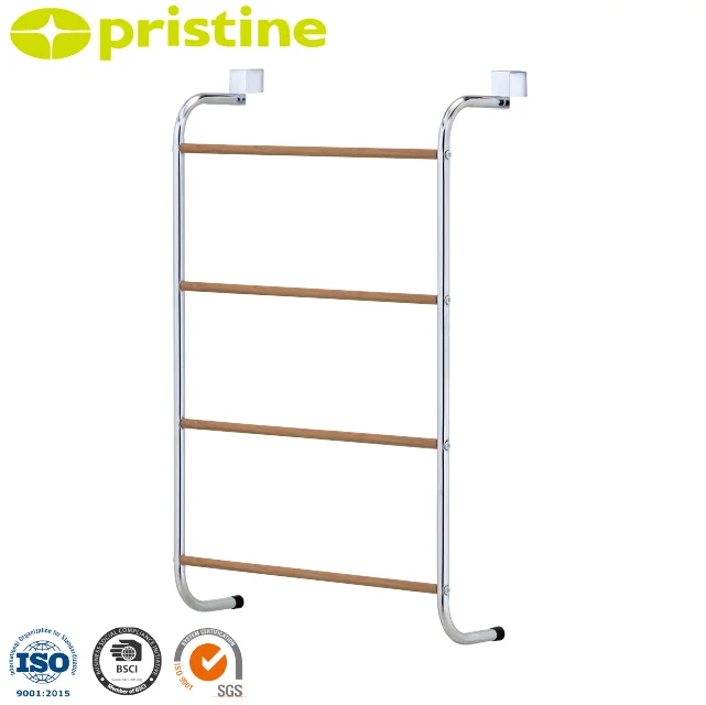OEM Shopee eBay Household Storage Furniture Wood Grain Bathroom Door Towel Rack Steel Material Heater for Hotels Taiwan