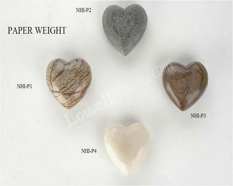 soap stone heart paper weight