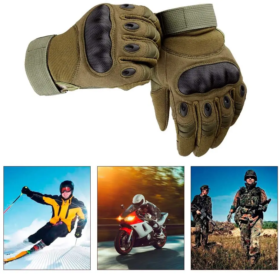 Motorbike powersports riding hiking climbing and shooting gloves with high quality material and custom designing on wholesale