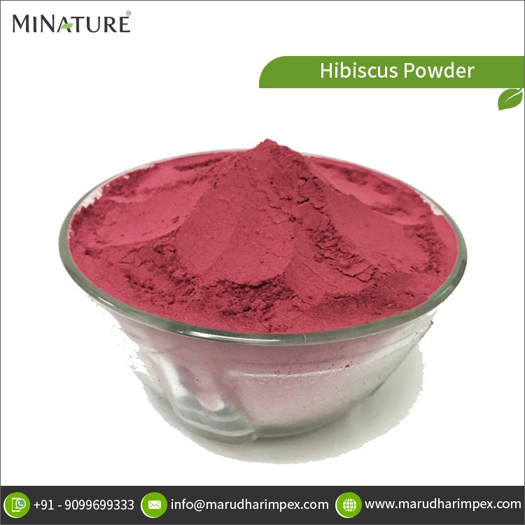 Индийский производитель и экспортер высококачественного 100% чистого порошка гибискуса по надежной рыночной цене