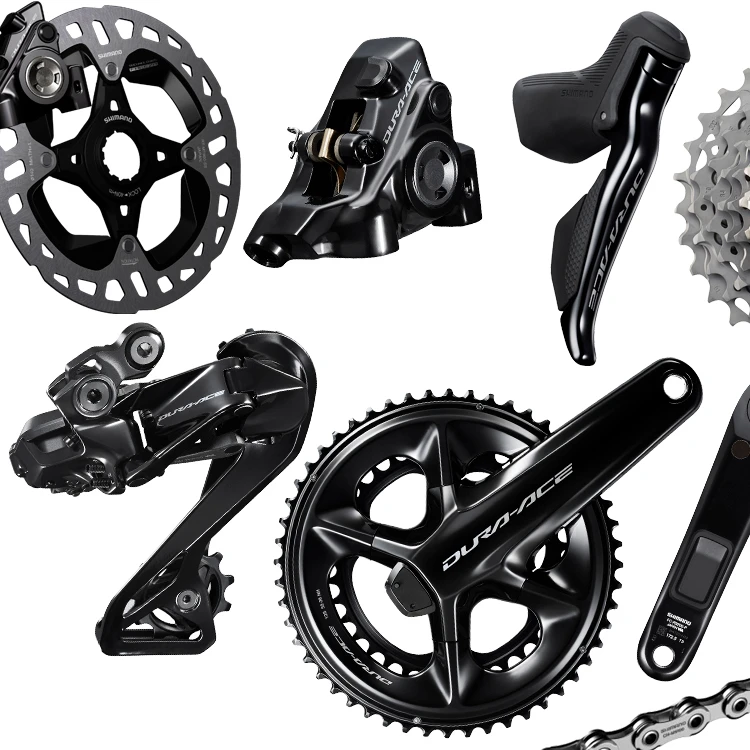 New SHI-MAN-O-s Dura Acee Di2 Launch Pack R9250 hydraulic Disc Brake | Power Meter Crank