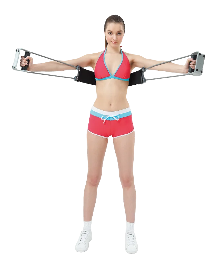 ALLWINWIN RST63 Resistance Tube - Adjustable Push Up Workout Band