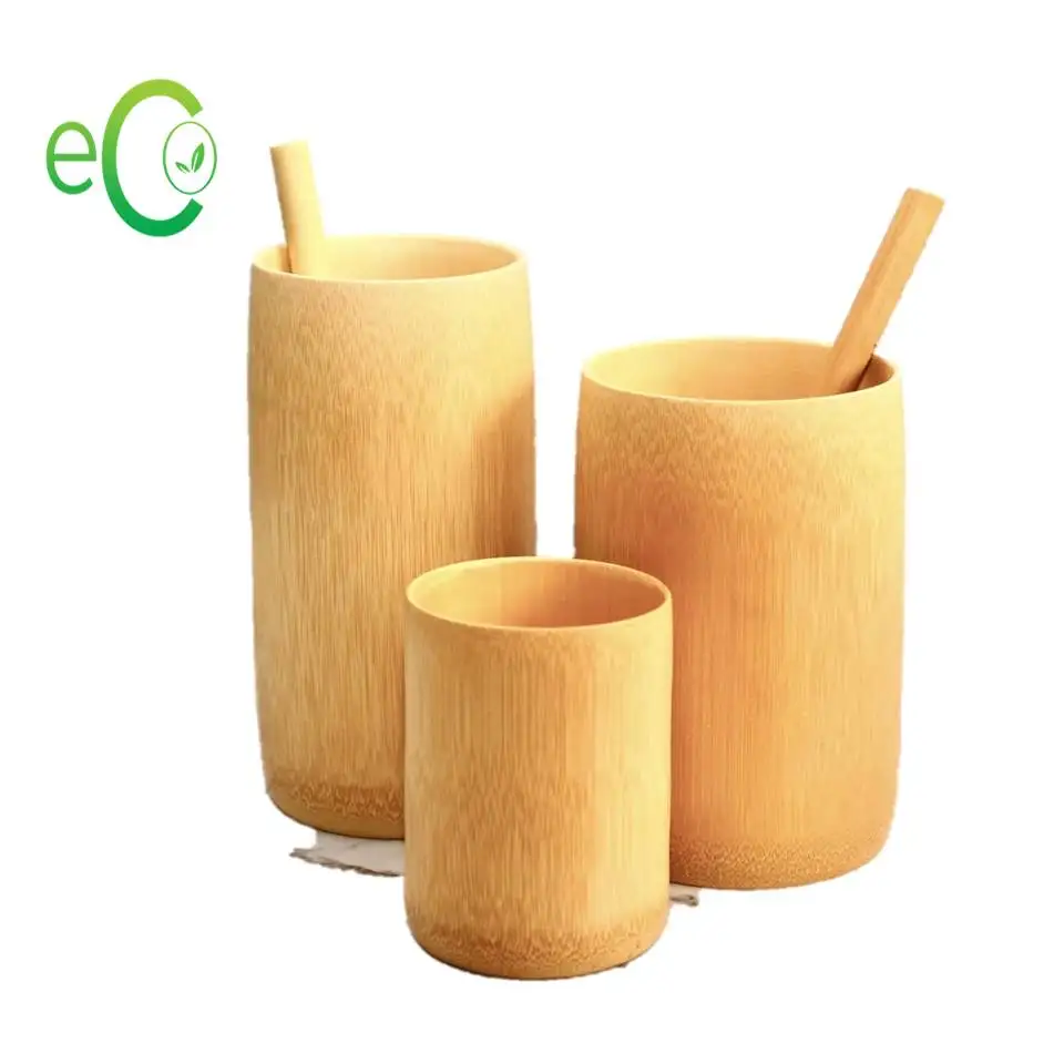 Органический 2021! Большая распродажа Бамбуковая чашка/бамбуковая чайная кофейная чашка с логотипом ECO2GO vietnam NA 