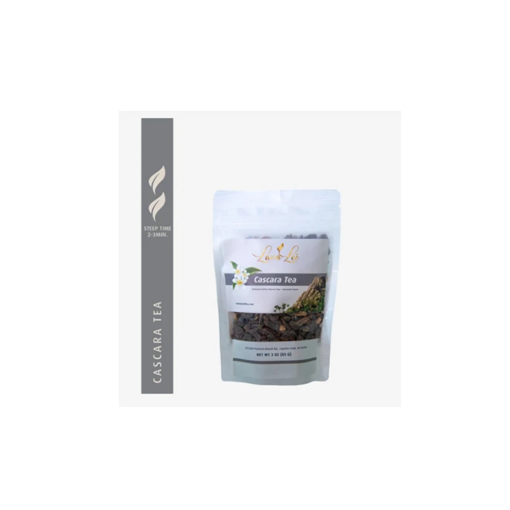 Lava Lei Cascara Tea Flavoured Premium Tea Coffee Bean Arabica Roasted from USA Premium Grade Pouch Packaging