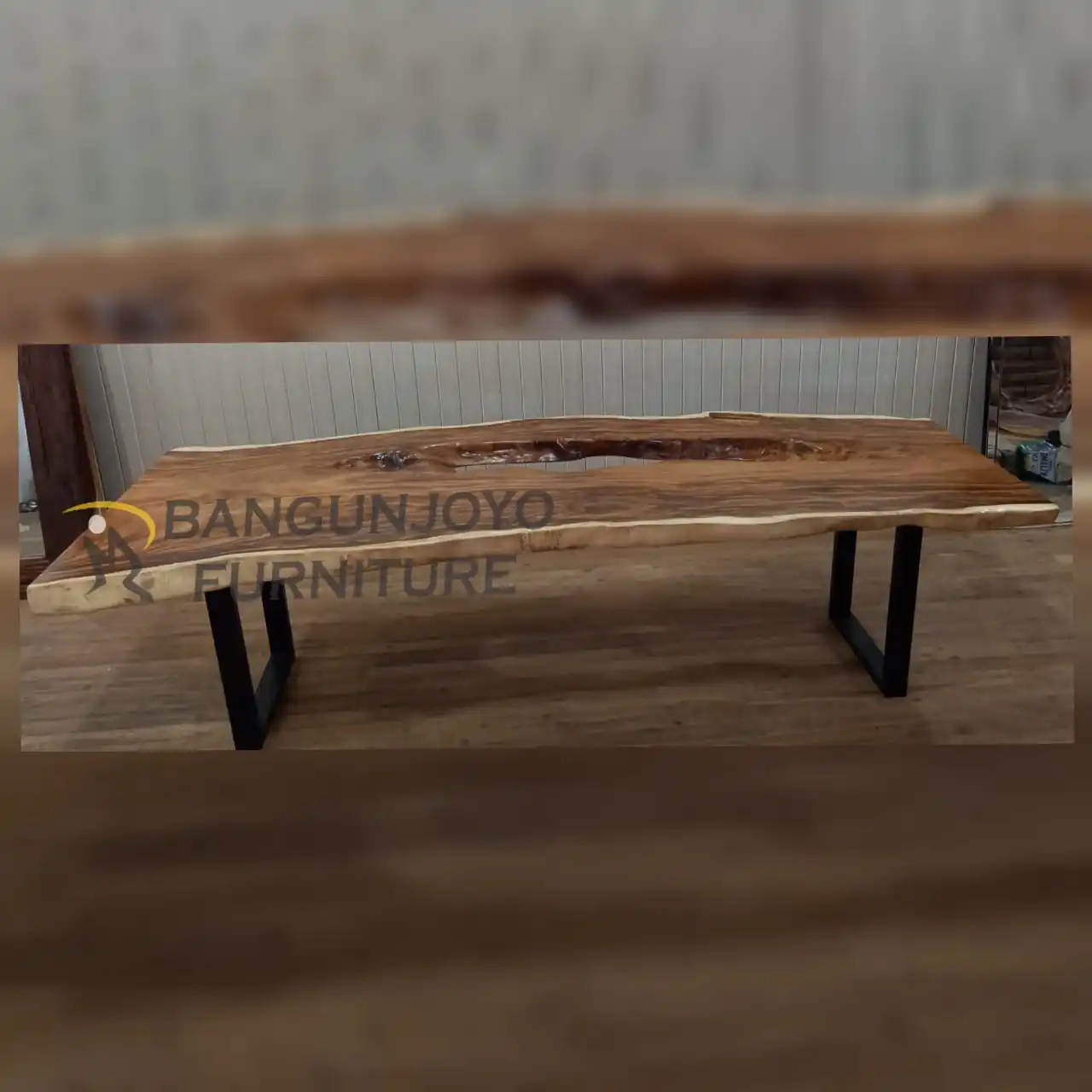 Dining Table Suar Wood/monkey Pod Wood Dining Room Furniture Home Furniture Dinning Room Set Furniture Slab Table Wooden Antique