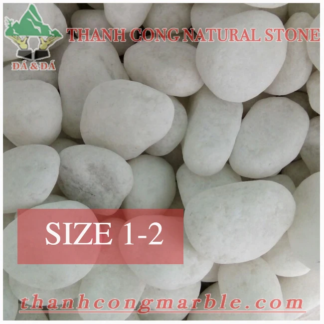 New Product Milky White Pebble Stone High Quality Made In Viet Nam