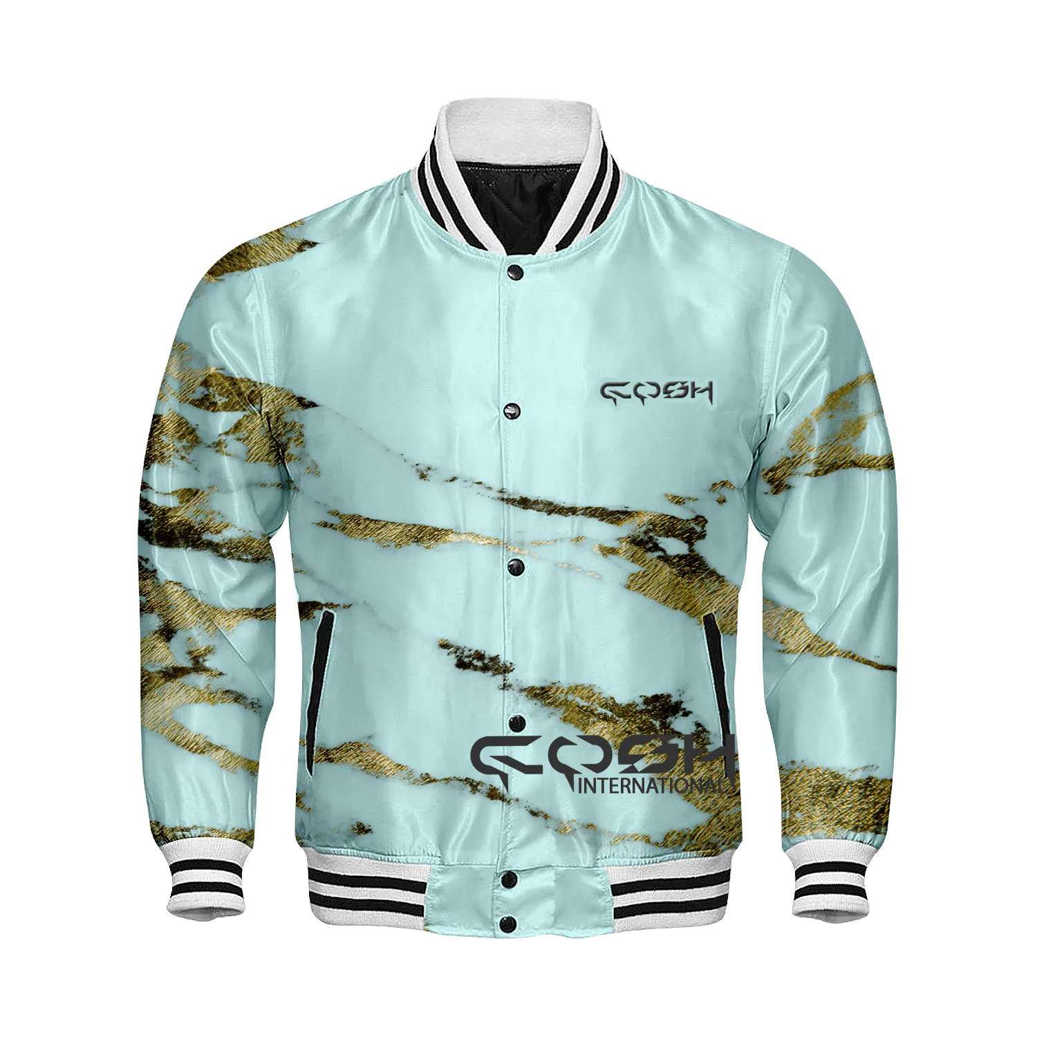 Highquality Sublimation Printed Baseball Jacket Sports And team Wear Windproof Letterman Pullover Jacket Vendor From Pakistan