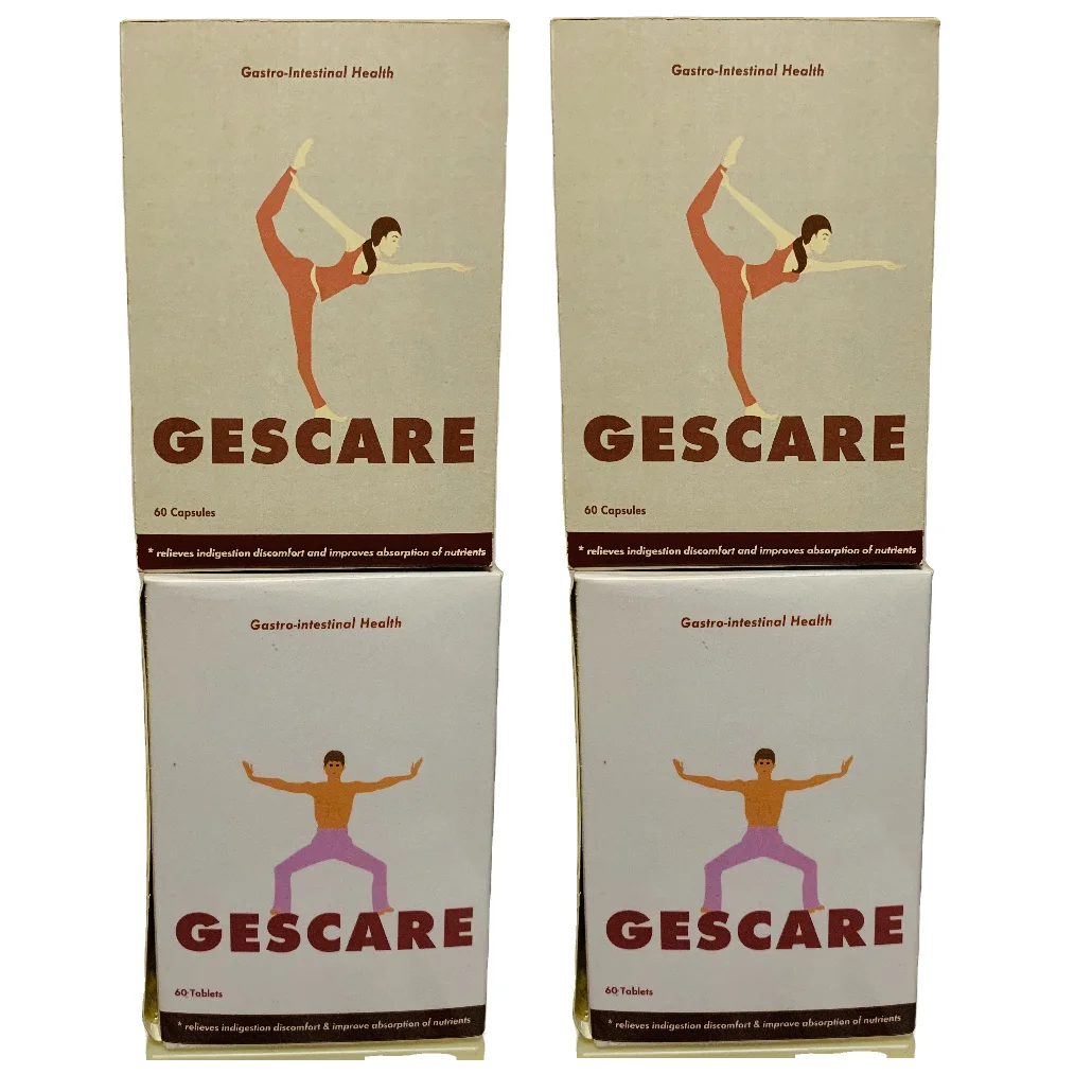 OEM настраиваемая смесь безопасный Amazon горячая Распродажа травяная добавка для общего здоровья и оздоровления капсулы Gescare из Сингапура