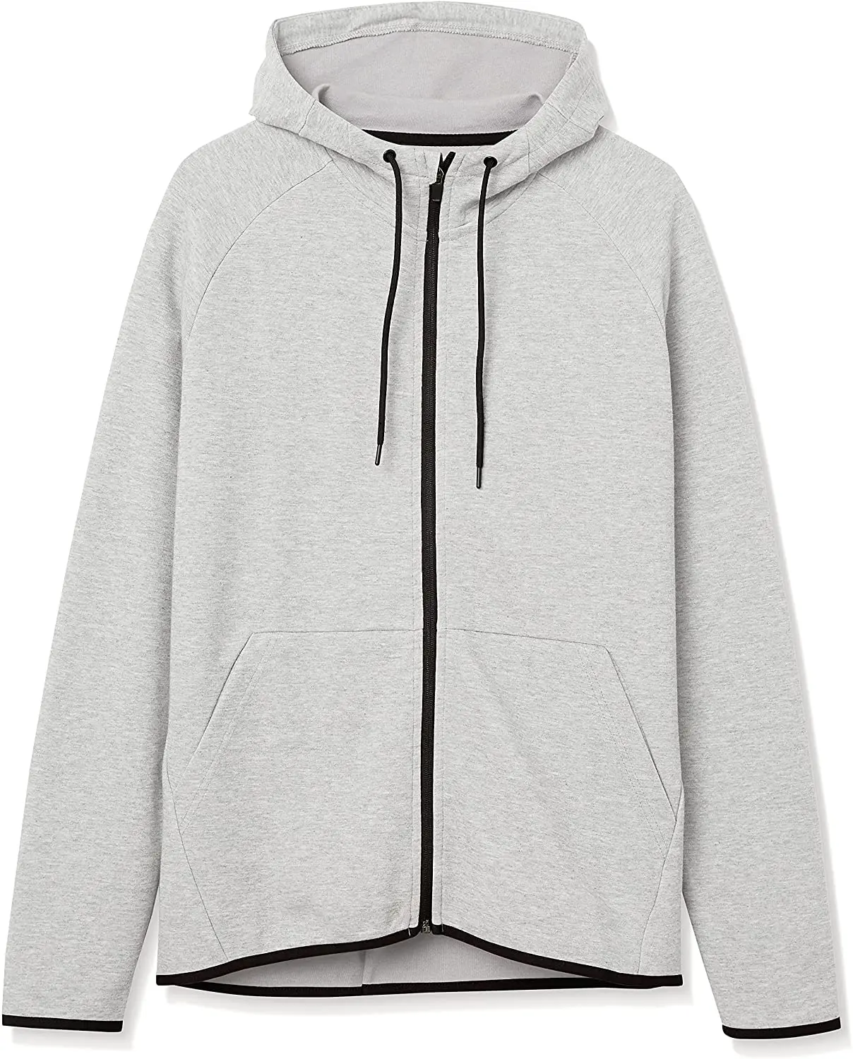 High Quality Hoodie Zipper Winter Thick cotton polyester Blank Solid Color pullover Hoodie For Men