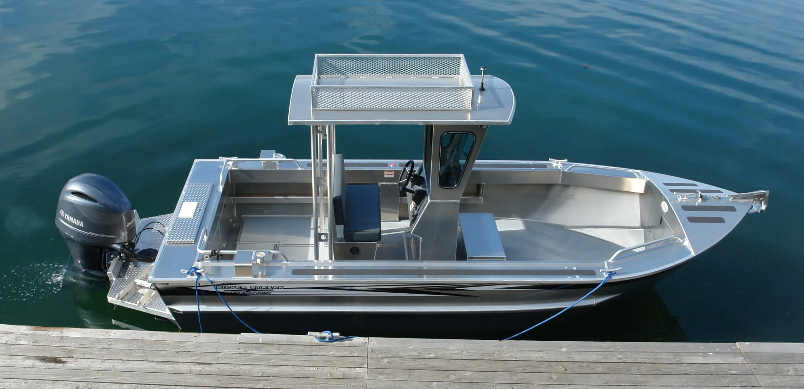 Ecocampor 21ft Landingcraft All-Welded Hunting and Working Aluminum boat for Sale