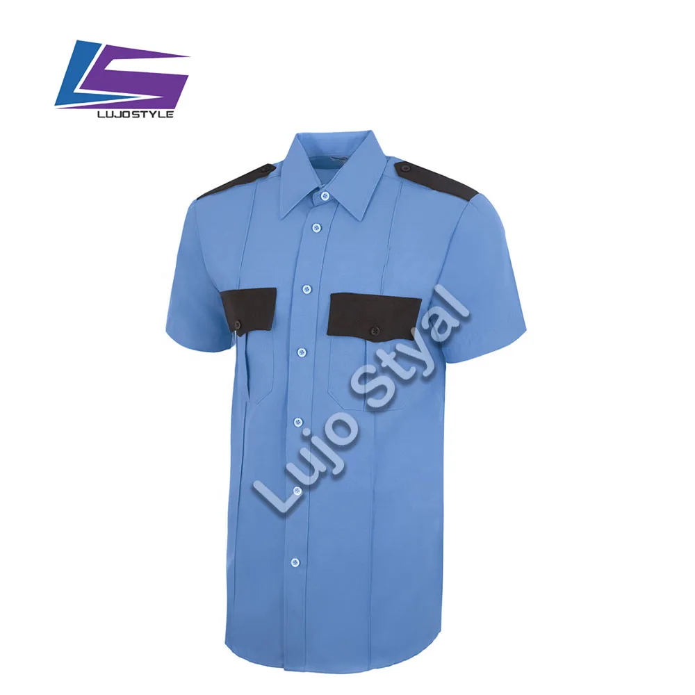 Custom construction work wear security company uniforms reflective safety unisex short sleeve polo shirt