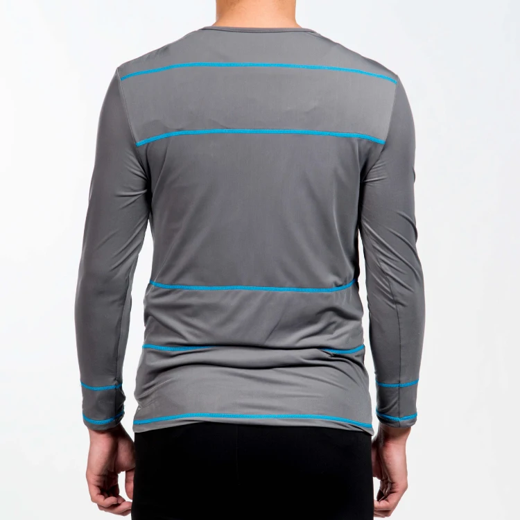 Unisex 7.4V 5V Battery Operated Electric Heated Base Layer Shirt For Camping Skiing Hunting