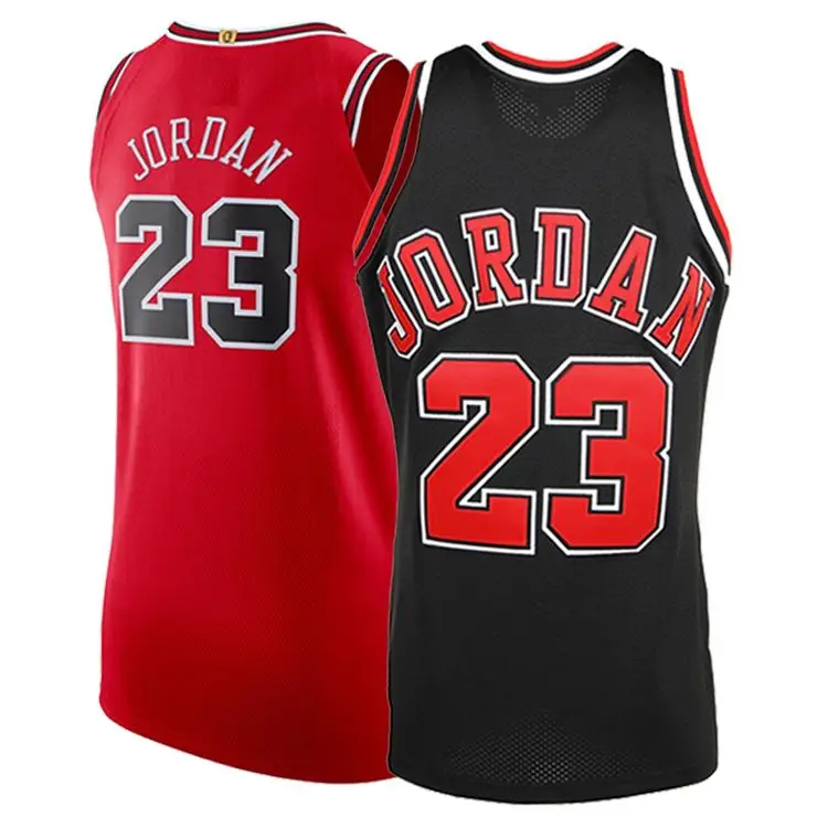 Мужские баскетбольные майки/униформы с вышивкой на заказ #23 Jordan