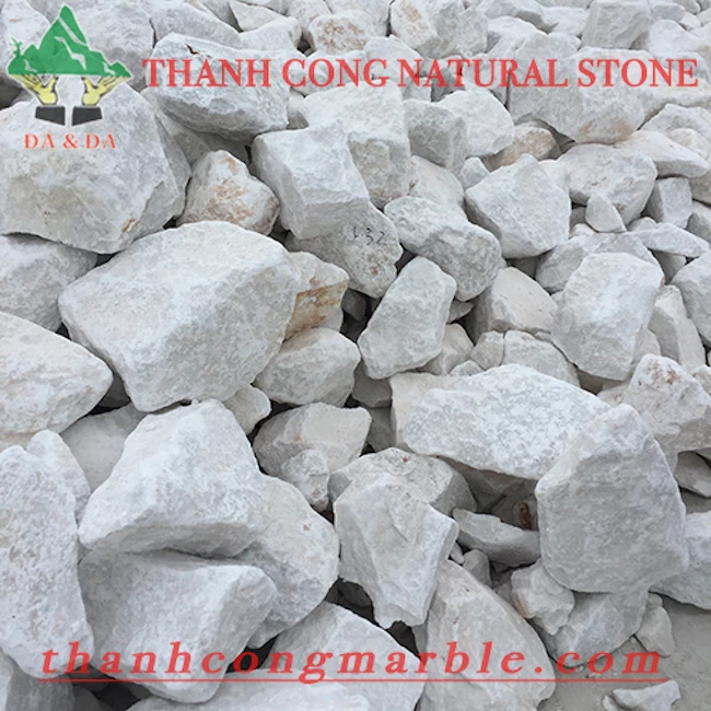 100% Natural Limestone Vietnam White Limestone Lump Top Sale