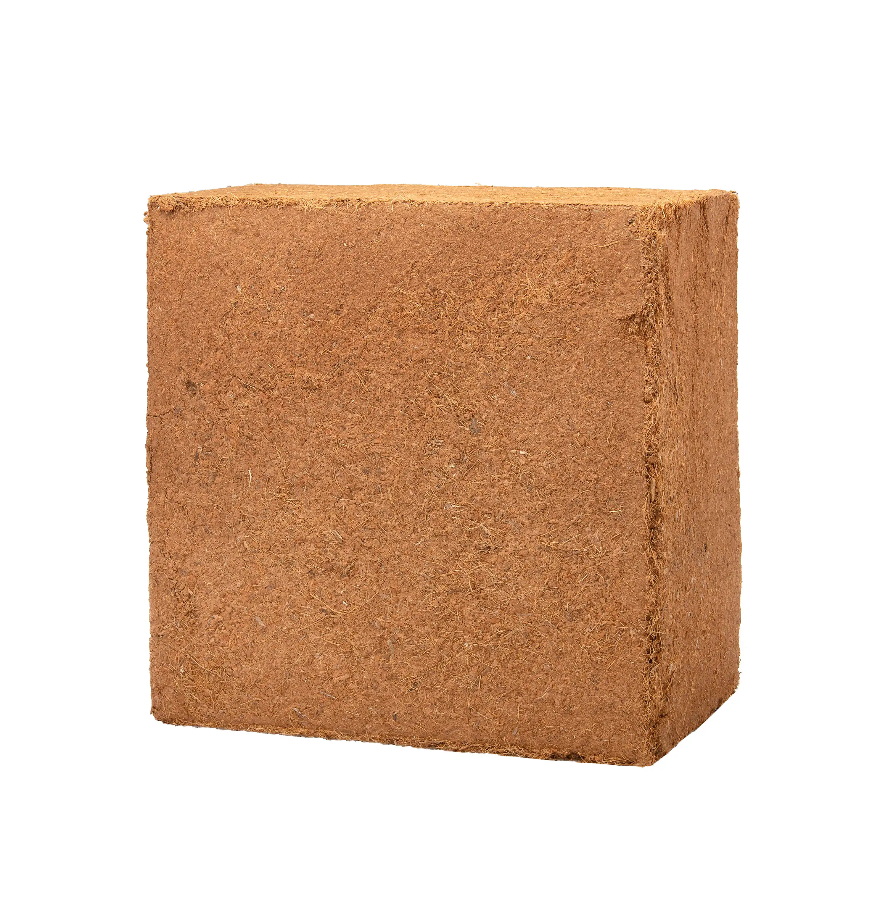 compressed washed cocopith coir block for potting soil