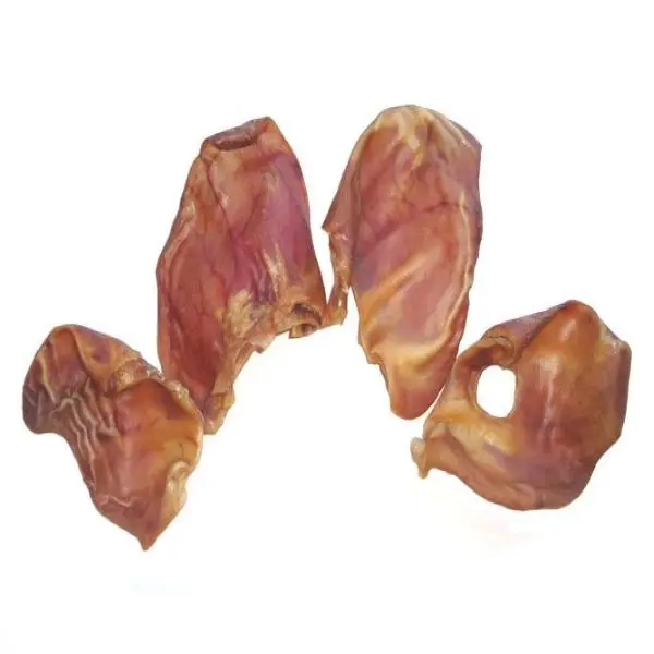
Quality dog food dental snack real pig ears dried 