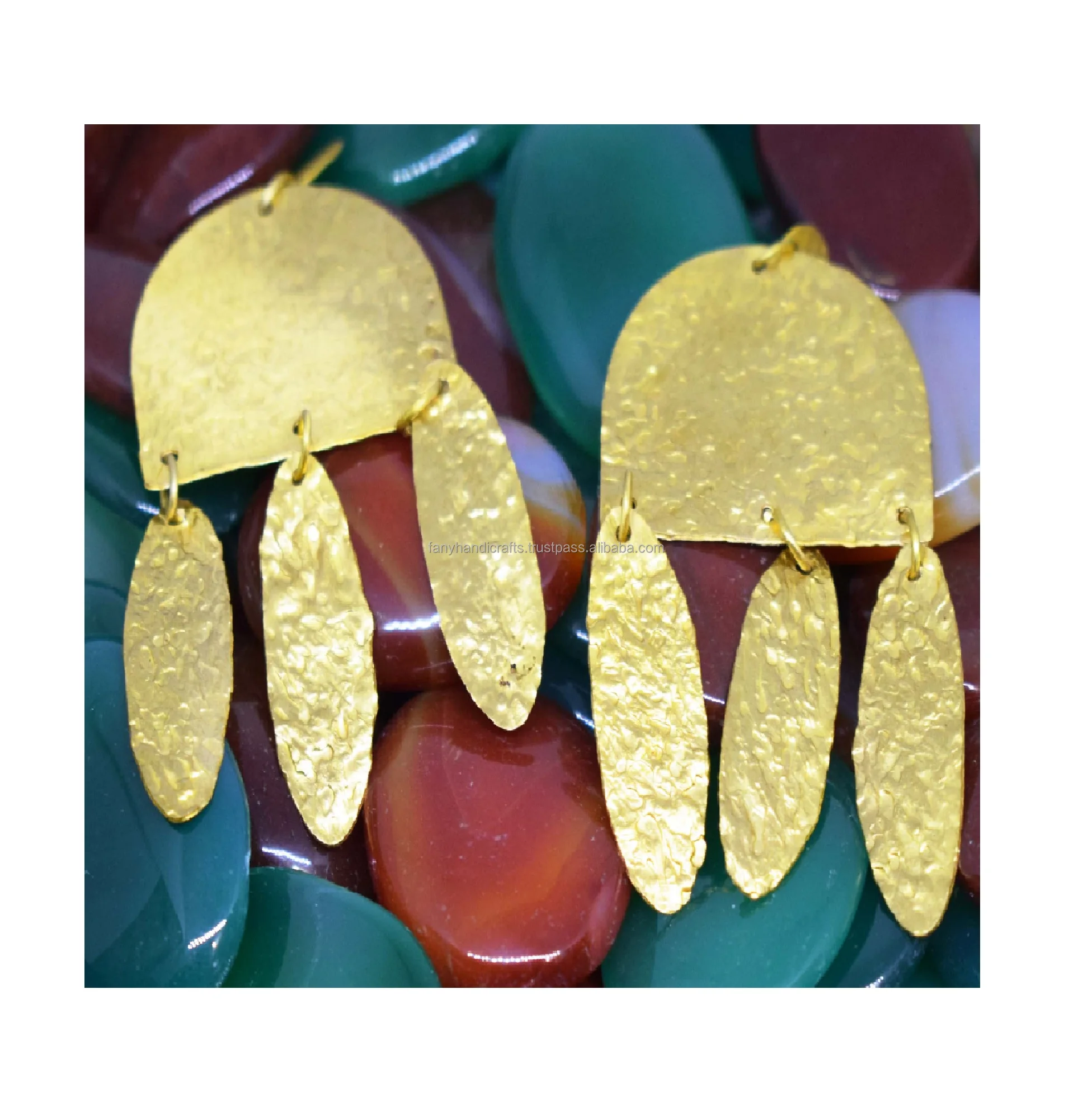 2020 Top Design Shaped Geometric Gold Plated Stud Earrings For Cute Girls Stud Earrings